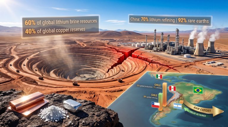 Latin America Critical Minerals Processing Deficit Gap