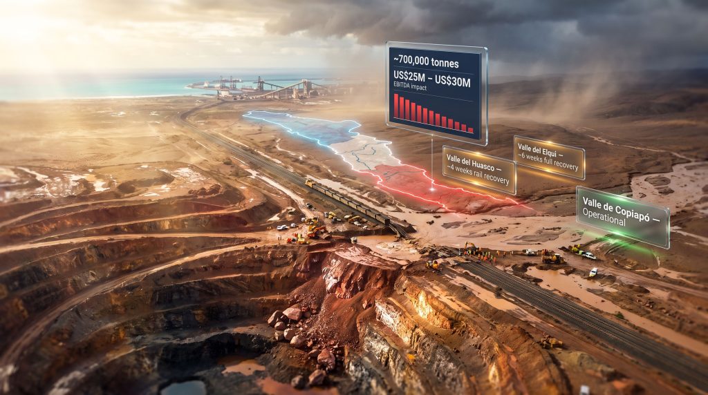 CMP Iron Ore Output Drop After Chile Storms 2026