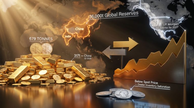 Physical gold buying and selling trends chart