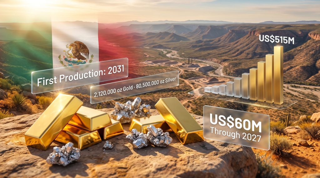 Torex Gold Los Reyes investment in Sinaloa infographic