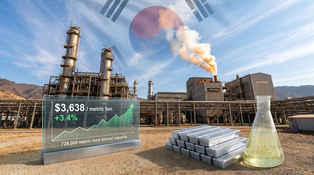 fire at Young Poong Seokpo zinc smelter impact