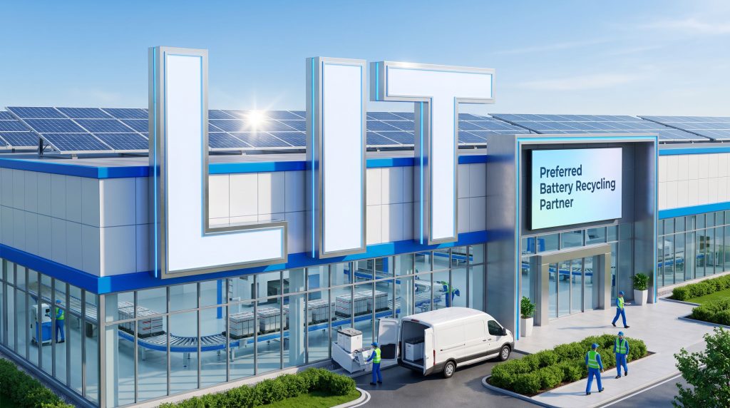 Livium Ltd-LIT-Lithium battery recycling facility with solar panels