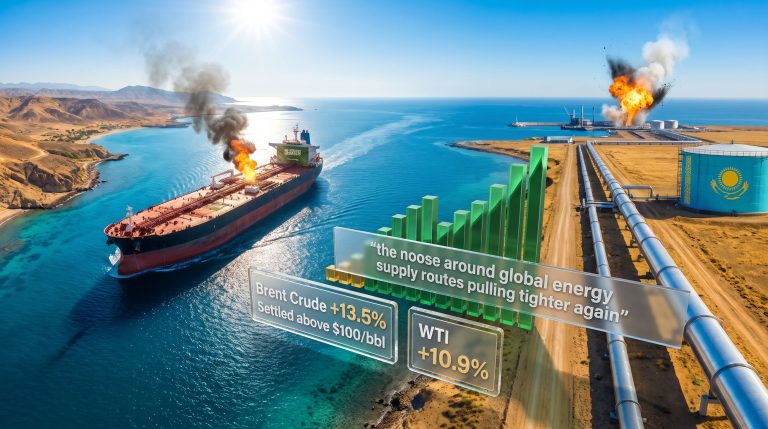 Oil Prices Surge: Red Sea Attacks & Kazakhstan Cuts