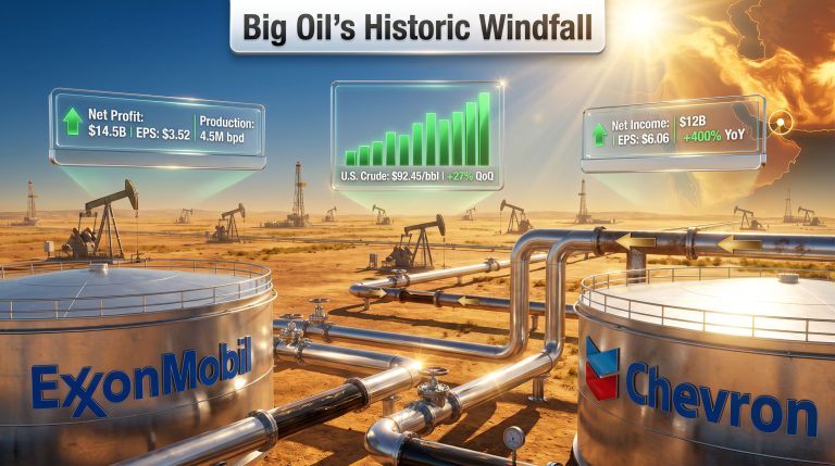 Exxon & Chevron Profits Surge on Iran War Oil Prices