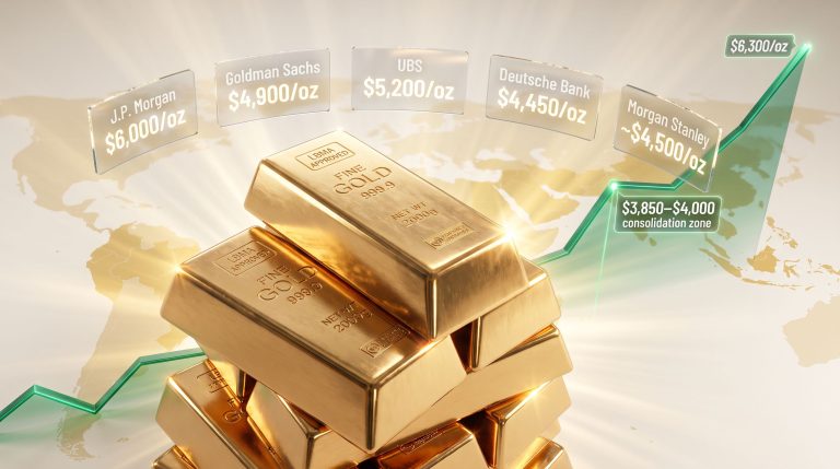 gold prices outlook with bullish forecasts