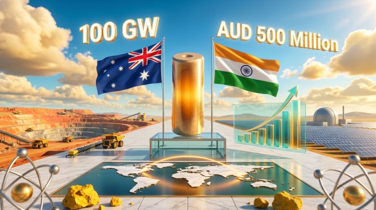 Australia and India uranium export agreement illustration