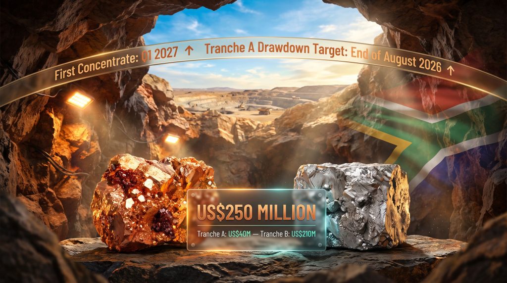 Orion Minerals Glencore Prepayment Facility Deal