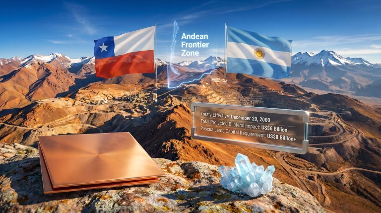 Chile and Argentina mining treaty Andean border mines