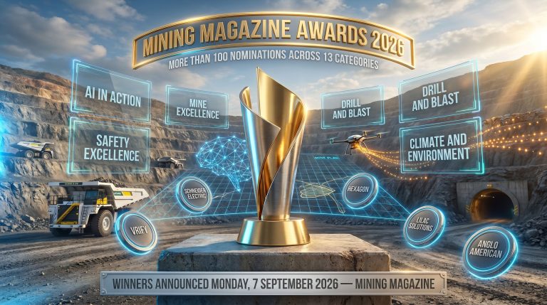 Mining Magazine Awards 2026 shortlist announced trophy graphic