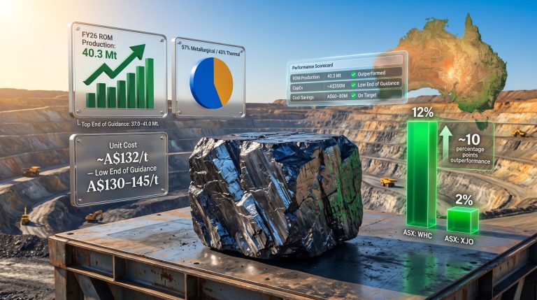 Whitehaven Coal FY26 Production & Cost Guidance