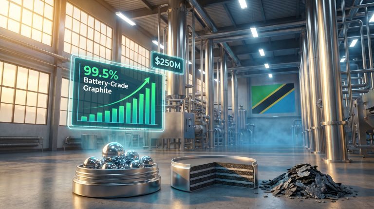 Mohammed Dewji battery-grade graphite Tanzania processing plant
