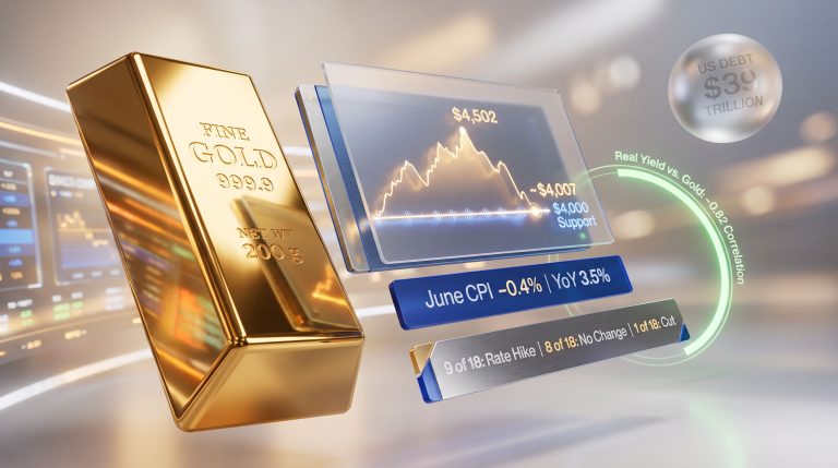 Gold price and Fed policy chart analysis