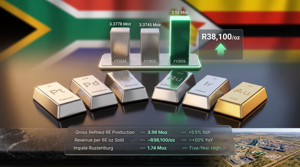 Implats FY2026 Refined Output & Sales Results