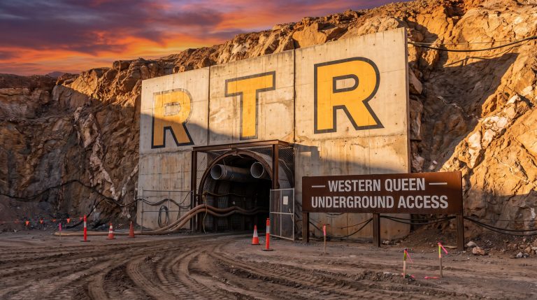 Rumble Resources Ltd-RTR-RTR Western Queen underground access entrance