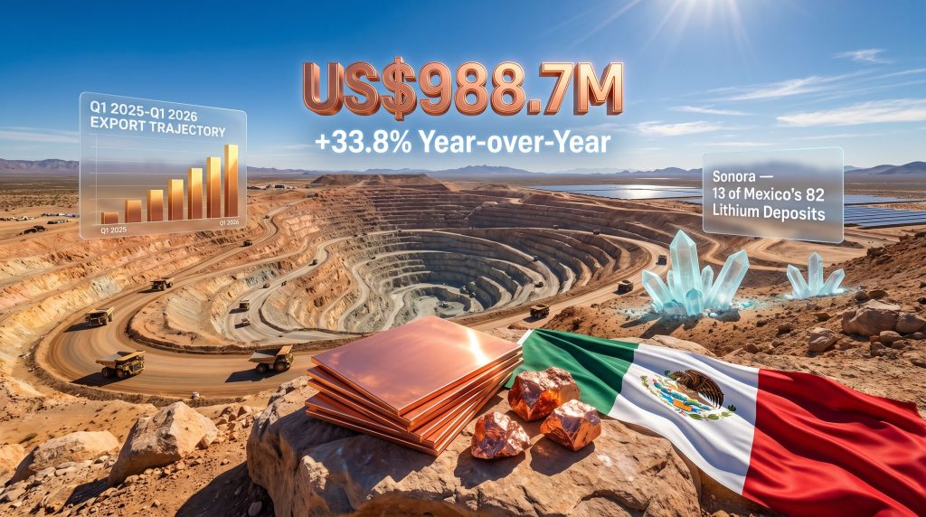 Sonora mining exports jump at lithium mine
