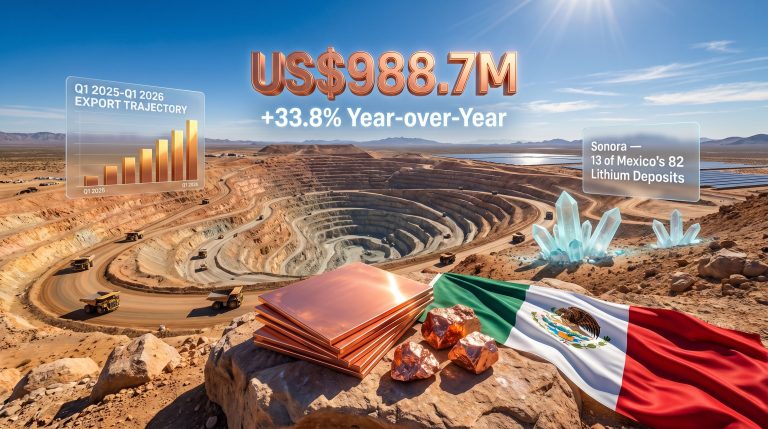 Sonora mining exports jump at lithium mine
