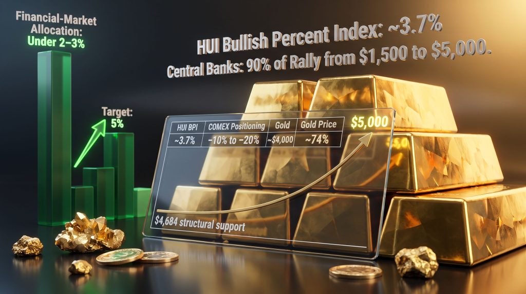 gold sentiment collapse opportunity with rising gold bars