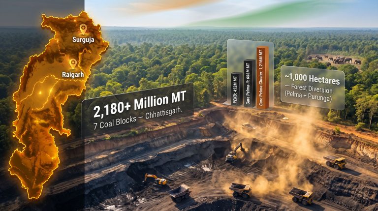 Adani subsidiaries mining projects in Chhattisgarh infographic