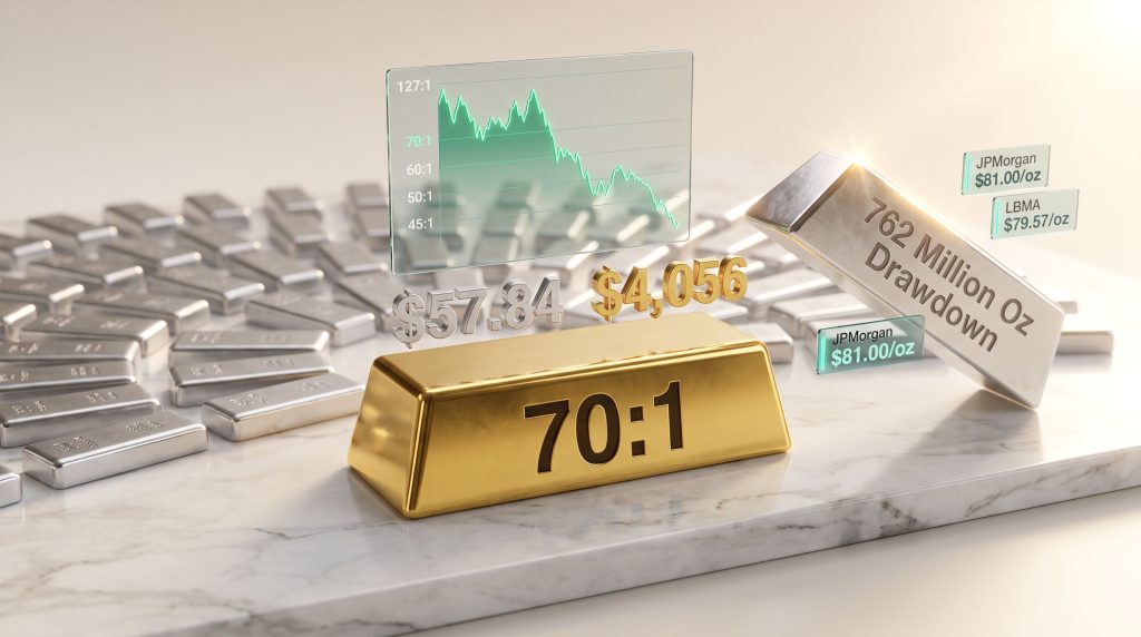 gold-silver ratio at 70 to 1 chart