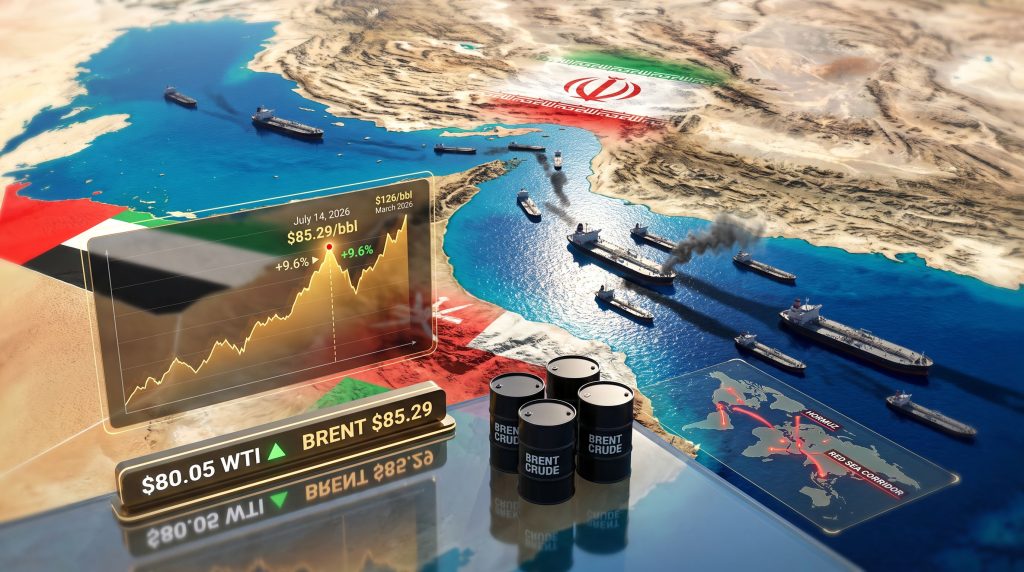 oil prices Strait of Hormuz attacks map