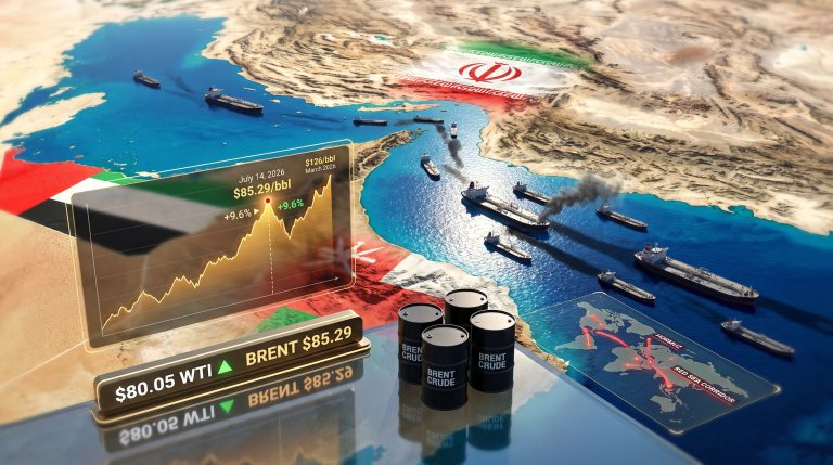 oil prices Strait of Hormuz attacks map