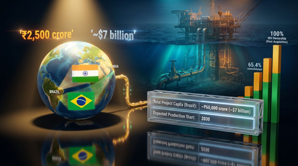 BPRL acquisition of Videocon oil and gas assets infographic