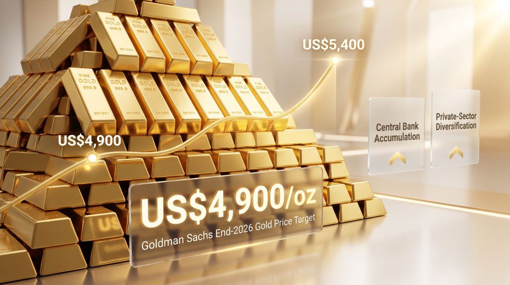Goldman Sachs Gold Forecast $4,900: Key Drivers 2026
