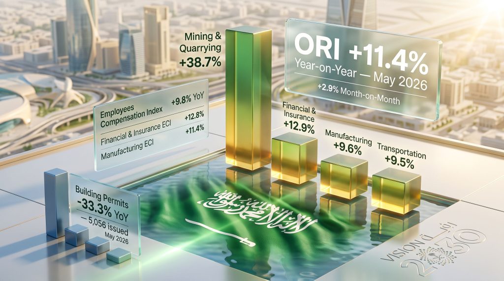 Saudi Operating Revenue Index May 2026: +11.4% Rise
