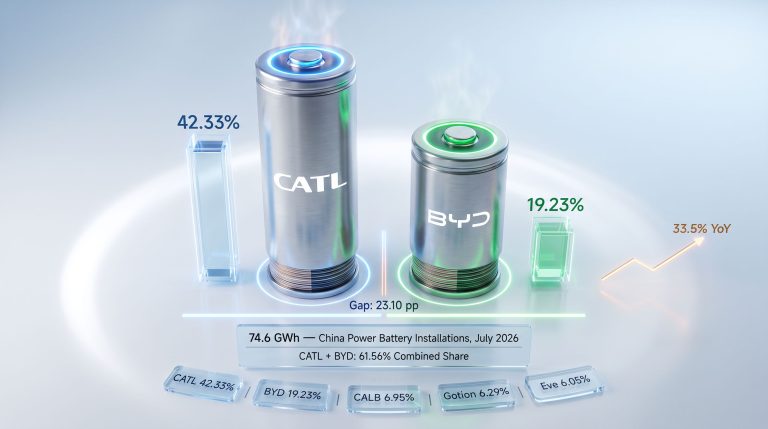 CATL and BYD Battery Market Share in China 2026