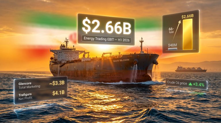 Glencore Energy Trading Profits Surge in Iran War