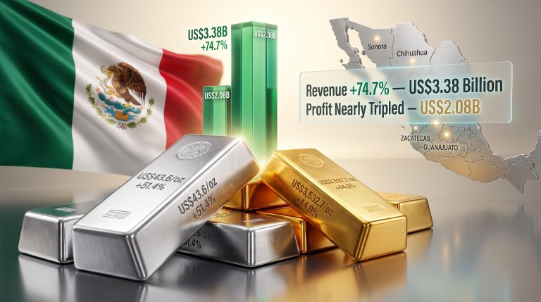 Fresnillo Profit Triples as Gold & Silver Prices Rally