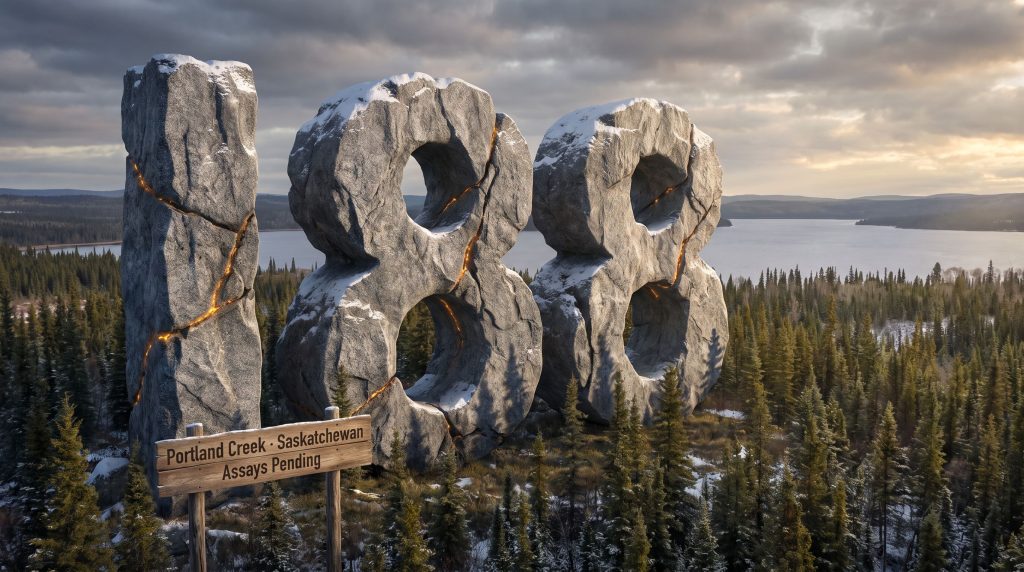 Infini Resources Ltd-I88-Portland Creek Saskatchewan 1988 stone monument