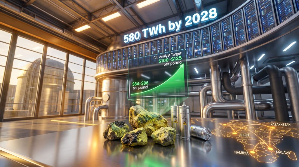 AI Uranium Demand Fuels Nuclear Power Comeback