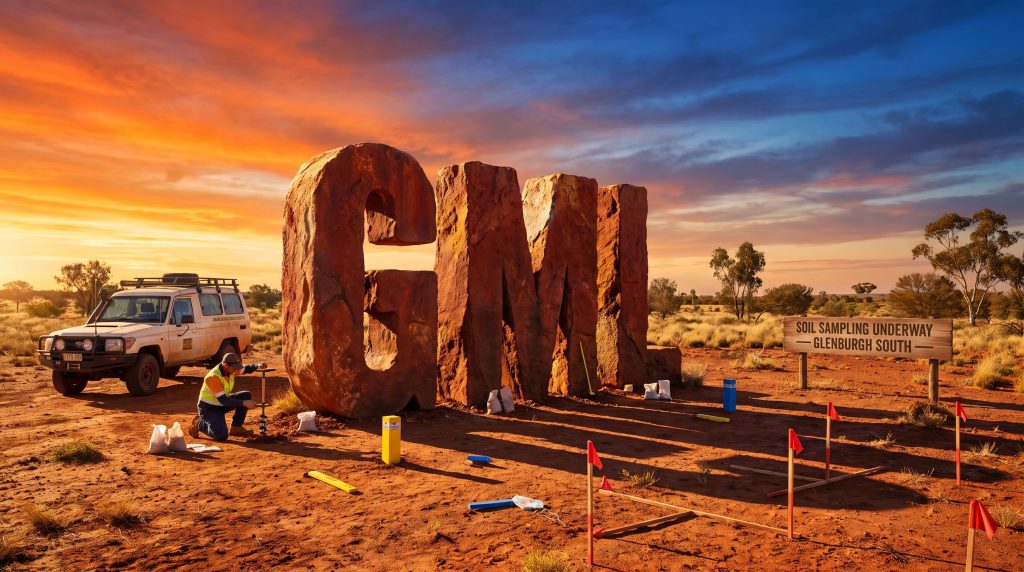 Gateway Mining Ltd-GML-GML soil sampling in desert site