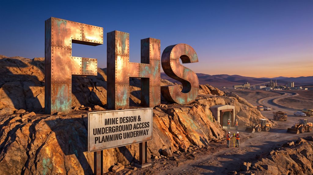 Freehill Mining Ltd-FHS-FHS mine design and underground access planning