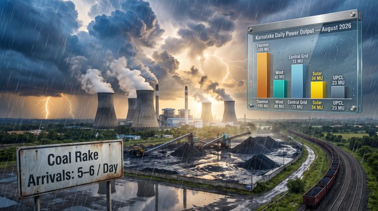 Karnataka Coal Supply Disruption Due to Rain 2026