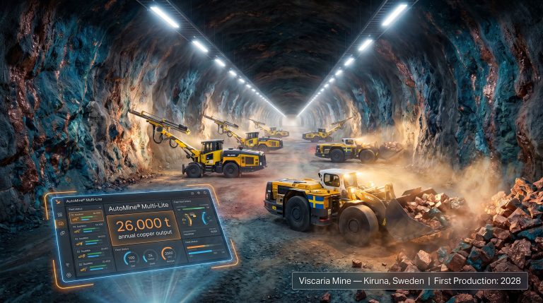 Sandvik Automated Fleet Powers Viscaria Mine Reopening
