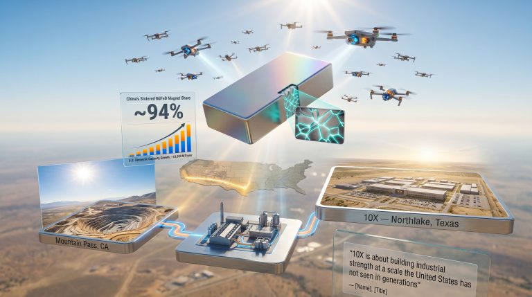 MP Materials Project Swarm: Drone Magnet Supply Chain