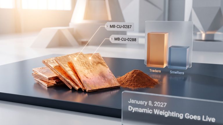 Copper Concentrates TC/RC Index Dynamic Weighting