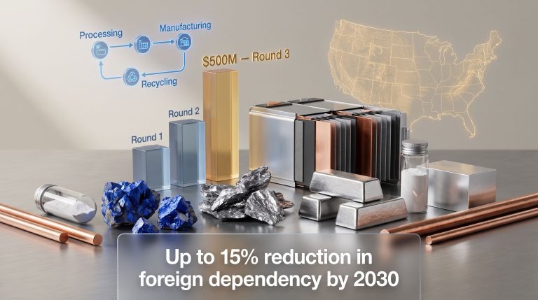 DOE $500M Critical Mineral & Battery Supply Chains
