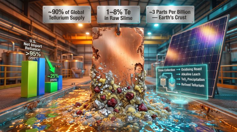 Tellurium in Copper Slime: Recovery & Clean Energy