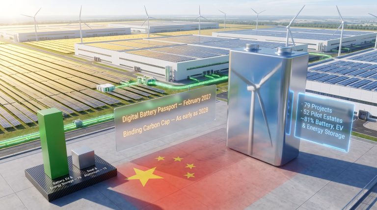 China Battery Makers Zero-Carbon Industrial Estates