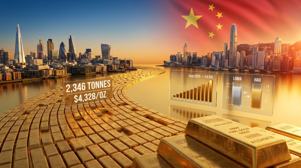 China Moving Gold Reserves: London to Hong Kong Shift