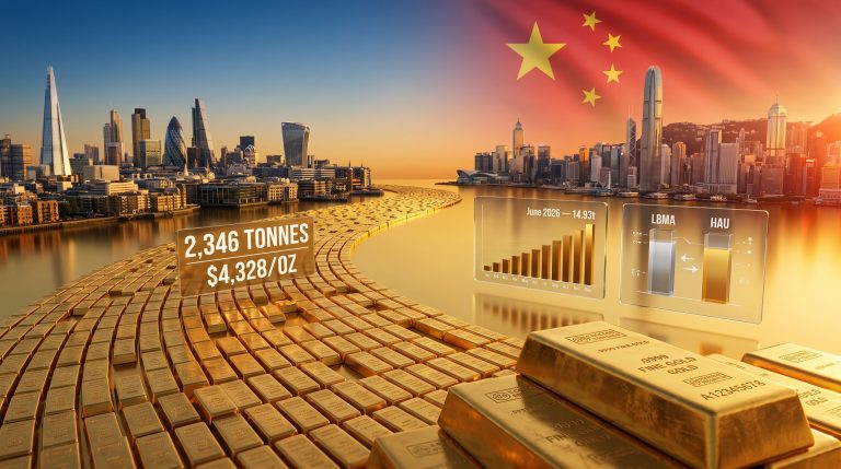 China Moving Gold Reserves: London to Hong Kong Shift