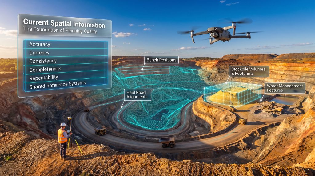 Mine Planning: Current Spatial Information Guide