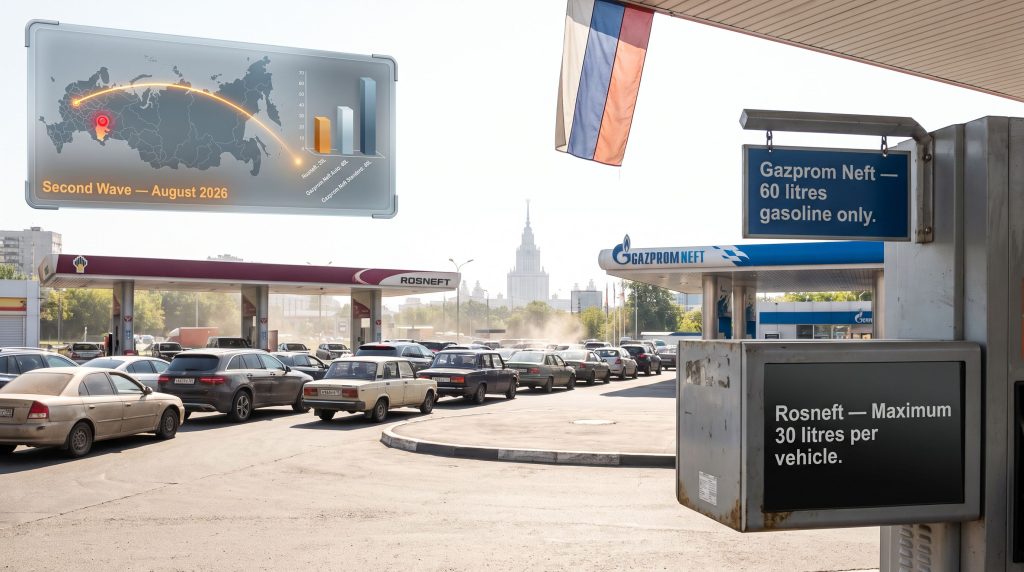 Russia Fuel Crisis in Moscow: Rationing & Shortages