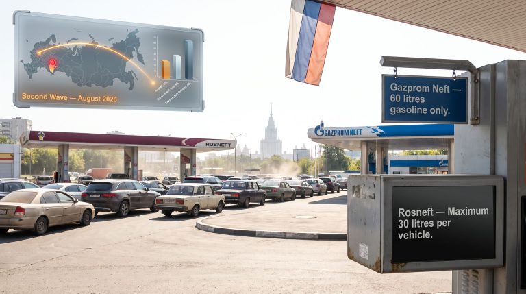 Russia Fuel Crisis in Moscow: Rationing & Shortages