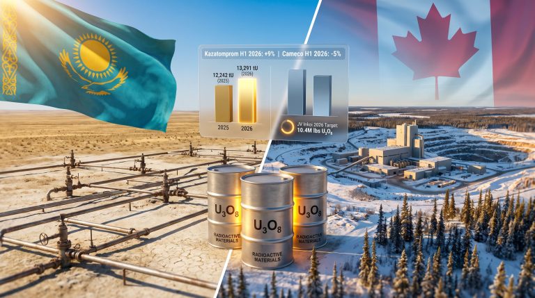 Kazatomprom & Cameco 2026 Uranium Production Update