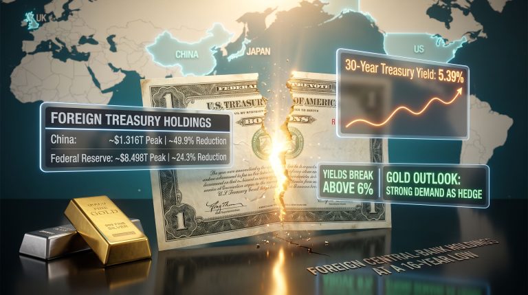 Why the World Is Selling Treasury Bonds & Buying Gold