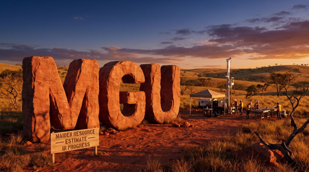 Magnum Mining and Exploration Ltd-MGU-MGU maiden resource estimate drilling site